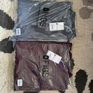 NWT (2) Women's Figs Rafaela Oversized Scrub Tops